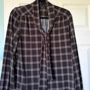 Ann Taylor tie neck blouse
